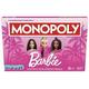 MONOPOLY: Barbie Edition Board Game, Ages 8+, 2-6 Players, Fun Family Games for Kids and Adults, with 6 Barbie-Themed Pink Zinc Tokens, Kids Gifts