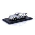 Spark 1:43 scale Resin Model Le Mans Car compatible with Porsche 911 RSR 3.0 H.Striebig/P.Mauroy/H.Kirschoffer (No.50 Le mans 24H 1975) in Silver