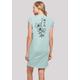 Shirtkleid F4NT4STIC "Japan Flower" Gr. XS, blau (bluemint) Damen Kleider Freizeitkleider Print
