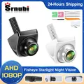 Srnubi-Caméra de recul Full HD pour voiture objectif doré Fisheye 170 ° caméras avant de recul de