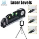 Outil de mesure de ligne de niveau laser polyvalent 4 en 1 croix de ligne laser ruban de mesure 8