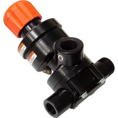 Apv Abrasive Metering Valve, 1", Urethane Sleeve, 1-1/4" Npt Blast Pot Connection