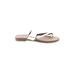 Steve Madden Sandals: Gold Shoes - Women's Size 7 1/2 - Open Toe