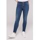 Slim-fit-Jeans SOCCX Gr. 30, Normalgrößen, blau Damen Jeans Röhrenjeans