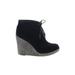Kelsi Dagger Brooklyn Wedges: Black Solid Shoes - Women's Size 8 1/2 - Round Toe