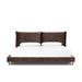 Joss & Main Abana Platform Bed Upholstered/Cotton in Brown | 43.5 H x 74.75 W x 95.25 D in | Wayfair 7F50349F18DE4ADB94AFA95B9D04FED5