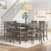 Helmsley Extendable Pine Solid Wood Dining Set Wood in Brown/Gray/Green Laurel Foundry Modern Farmhouse® | Wayfair E4E1841B41BD4EFAADC95B100A21670C