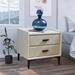 Latitude Run® 2 - Drawer Nightstand Wood/Upholstered in Brown | 15.75 H x 21.7 W x 17.7 D in | Wayfair BBB06D4FCF9541ADA24E1B265F8500F2