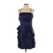 Max and Cleo Cocktail Dress: Blue Dresses - Women's Size 8