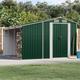 vidaXL Garden Shed Green 277x279x179 cm Galvanised Steel