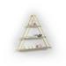 Moset Floating Wall Decor Wall Mounted Rustic Decorative Hanging Metal Bracket Triangle Shelf for Books