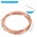 Solid Bare Copper Wire, Pure Copper Wire Soft Beading Wire for Craft - Rose Gold