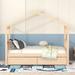 Kids Playhouse Daybed Wooden Storage Platform Bedframe with 2 Drawers
