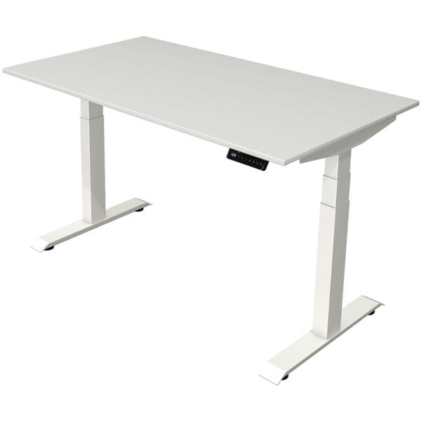 Kerkmann Schreibtisch höhenverstellbar (elektrisch) »Move 4« 140 cm T-Fuß grau, 140x129x80 cm