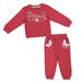 Girls Toddler Colosseum Crimson Alabama Tide Flower Power Fleece Pullover Sweatshirt & Pants