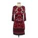 R&K Casual Dress: Red Dresses - Women's Size X-Small