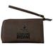 Brown Cleveland Browns Cell Phone Wristlet Wallet