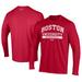 Men's Under Armour Scarlet Boston University Basketball Performance Long Sleeve T-Shirt
