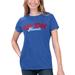 Women's G-III 4Her by Carl Banks Heathered Royal New York Giants Main Game T-Shirt