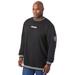 Men's Big & Tall NFL® Fleece crewneck sweatshirt by NFL in Raiders (Size 6XL)