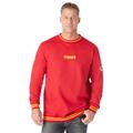 Men's Big & Tall NFL® Fleece crewneck sweatshirt by NFL in Kansas City Chiefs (Size 6XL)