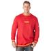 Men's Big & Tall NFL® Fleece crewneck sweatshirt by NFL in Kansas City Chiefs (Size 6XL)
