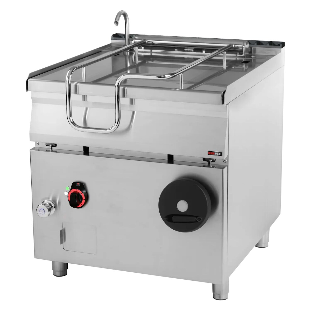 Groju Elektro Kippbratpfanne Bratpfanne Kipppfanne 15 kW 800x900x900mm manuelle Kippvorrichtung Edelstahl Image