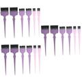 Beaupretty 18 pcs hair dryer brush hair tint t tool purple outfit purple suits hair teasing comb Hair dye applicator Hair dye brush hair color brush applicator brush beard small Accessories
