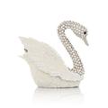 Faberge Style Swan Trinket Box