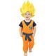 Funidelia | Goku Costume for Babies Dragon Ball for baby Son Goku, Manga, Cartoons - Costume for baby accessory fancy dress & props for Halloween, carnival & parties - Size 12-24 months - Orange