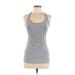 Under Armour Active Tank Top: Gray Activewear - Women's Size 4
