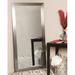 Gracie Oaks LaTeisha Accent Mirror Metal in Gray | 71" H x 32" W x 0.75" D | Wayfair 95F803223FE24EA4A838C9AA8863AAAB