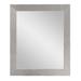 Gracie Oaks LaTeisha Silver Vanity Mirror Metal in Brown | 32" H x 22" W x 0.75" D | Wayfair 571AEF8C29104B3BA4A2C0251964DA8F