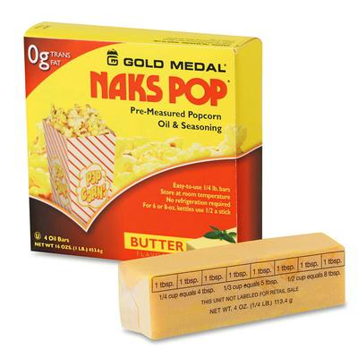 Gold Medal 2042 4 oz. Naks Pop Oil Pouches Special Blend w/ Butter Flavoring