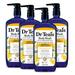 Dr Teal S Body Wash With Pure Epsom Salt With Prebiotic Lemon Balm & Sage 24 Fl Oz (Pack Of 4) (Packaging May Vary).