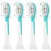 Kids Replacement Toothbrush Head for 7+ Child Compatible with Philips Sonicare Kids Electric Toothbrush HX6321 HX6340 etc 4 Pack Blue