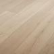 GoodHome Hotham Whitewashed Oak Real Wood Top Layer Flooring Sample