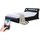 Ecasa Leather Bed Frame With Led Light & Bluetooth Speakers (Single 3Ft)