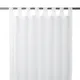 White Plain Net Tab Top Voile Curtain (W)140Cm (L)260Cm, Single