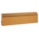 Jaga Knockonwood Beech Effect Horizontal Designer Radiator, (W)600mm X (H)300mm