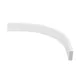 Cooke & Lewis Gloss White Curved Internal Cornice & Pelmet, (H)60mm