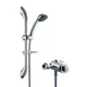 Chrome Thermostatic Concentric Mixer Shower