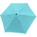 Ft 6 Ribs Replacement STRONG & THICK Patio Umbrella Canopy Cover (Canopy ) - PEACOCK BLUE
