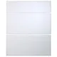 Cooke & Lewis Raffello High Gloss White Drawer Front (W)600mm, Set Of 3