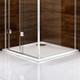 Cooke & Lewis Cascata Ultra Low Profile Square Shower Tray (L)760mm (W)760mm (D)27mm