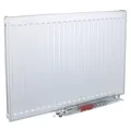 Kudox White Type 11 Single Panel Radiator, (W)900mm X (H)600mm