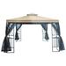 HYYYYH Replacement Canopy Top Cover Compatible with The Aldi Gardenline 2020-21 Gazebo - 350