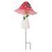 Yard Mushroom Stake Garden Decor Stakes Iron Decorative Sunflower Metal Plants Flower Outdoor Patio Art Lawn Ornaments