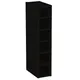 Cooke & Lewis Gloss Black Style Black Wine Rack, (H)720mm (W)150mm