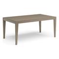 Afuera Living Traditional Sustain Wood Outdoor Dining Table in Gray